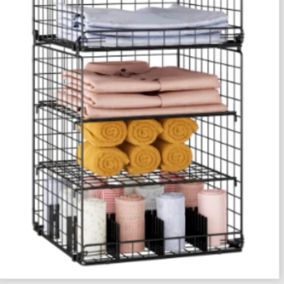 7 Tier Hanging Closet Organizer and Storage, 7-tier metal in Black - NIB - Picture 4 of 6